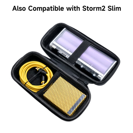 Sharge for Storm2/Slim Power Bank Travel Case(Black)