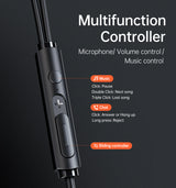 Mcdodo Digital Gaming Earphone For Lightning iPhone with Mic ,Earphone Length 1.2 m(Black)