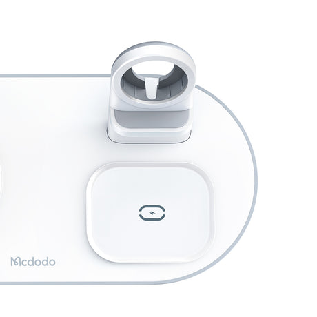 Mcdodo 3 in 1  Magnetic Wireless Charger  Compatibility For Moblie/TWS/Apple Watch