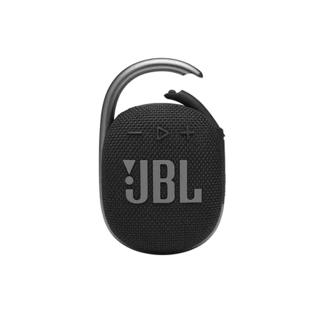 JBL Clip 4 Wireless Portable Bluetooth Waterproof Speaker Upto 10h Playback Time, (Without Mic, Black)