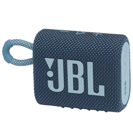 JBL Go 3 Wireless Bluetooth Waterproof Portable Speaker(Black, Blue)